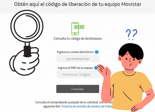 Pasos para liberar un celular Movistar por código de desbloqueo