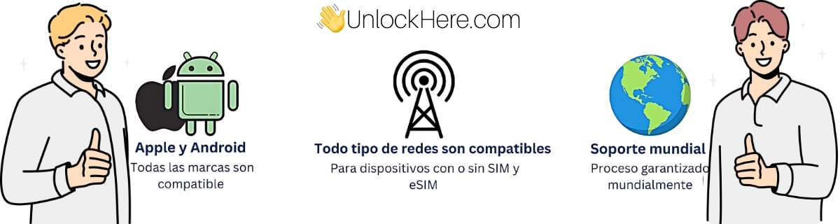 ¿Es buena idea desbloquear un celular de su operador con UnlockHere?