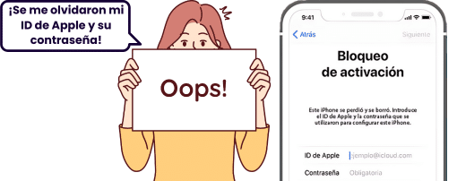 Bloqueo activación de ID de Apple