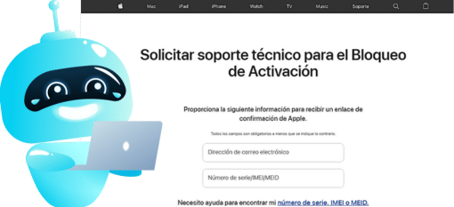 Iniciar una solicitud de soporte técnico directamente con Apple