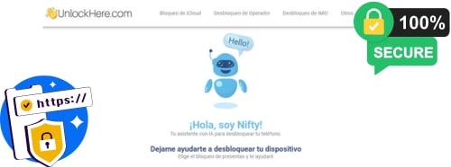¡UnlockHere es completamente seguro!