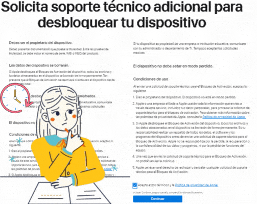¿Cuáles son las desventajas de iniciar una solicitud de soporte con Apple?