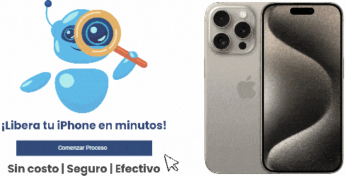 Método #1 de liberación de IMEI iPhone 15 Pro Max