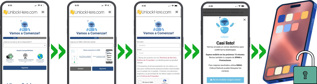 Cómo desbloquear tu iPhone 8 Plus por IMEI con UnlockHere