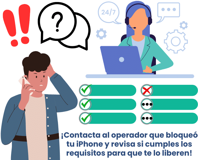 Números de contacto y enlaces de interés para desbloquear tu iPhone