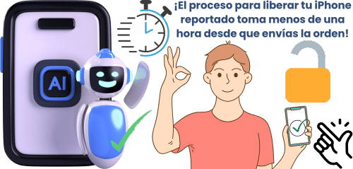 ¿Cuánto tarda un iPhone en desbloquear por IMEI?