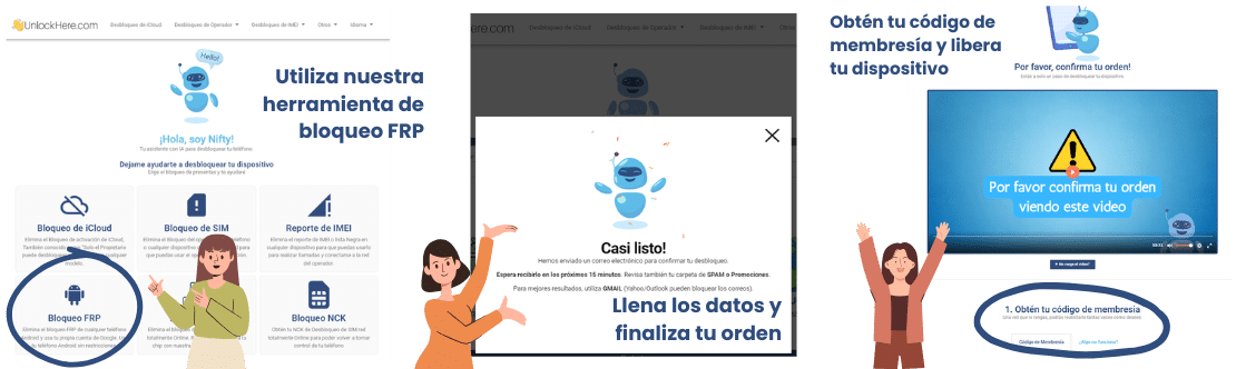 UnlockHere: ¡La solución definitiva para tu TCL sin contraseña de Google!