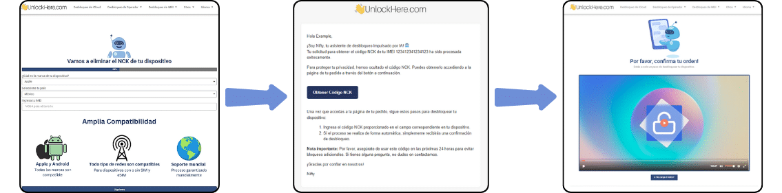 Cómo desbloquear celulares de Unefon solo con el IMEI usando UnlockHere