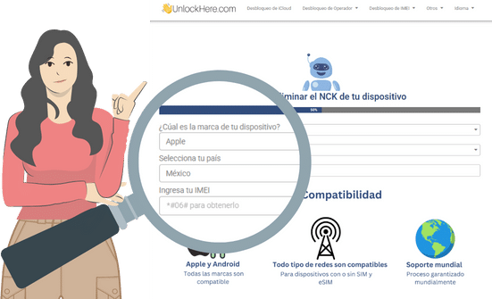 Pasos para obtener el PIN de desbloqueo de la red de un celular Telcel