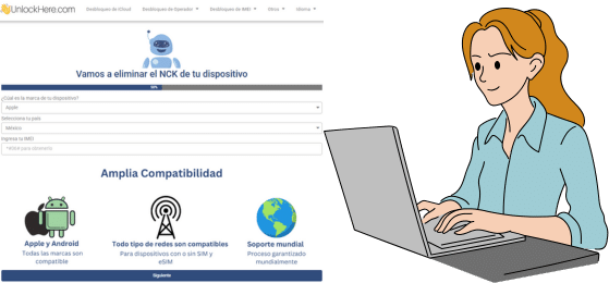 ¿Cómo se hace una solicitud de desbloqueo de red con UnlockHere?