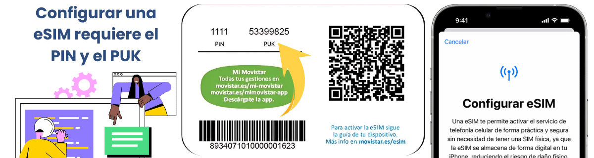 ¿Las eSIM necesitan usar PIN y PUK?