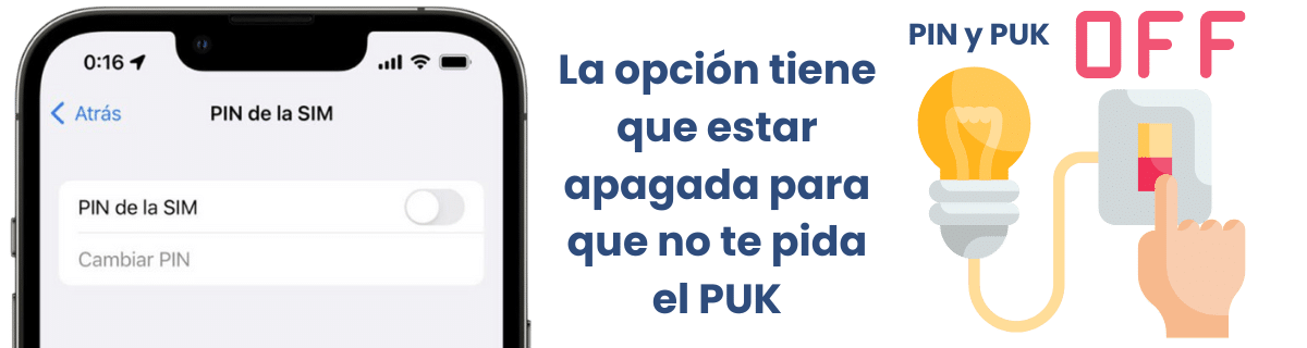 ¿Puedo hacer que la SIM card funcione sin el PUK?