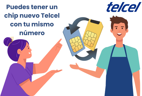 ¿Puedo obtener una nueva tarjeta SIM con el mismo número de Telcel si se bloquea?