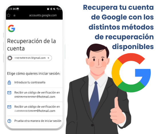 ¿Qué hago si se me olvidó mi contraseña de Google?
