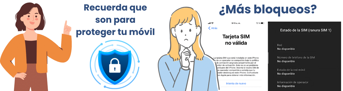 ¿Se puede bloquear una SIM card con otra cosa que no sea el PIN y el PUK?
