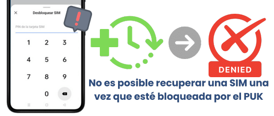 ¿Se puede recuperar una tarjeta SIM bloqueada?