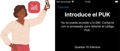Cómo funciona el código PUK