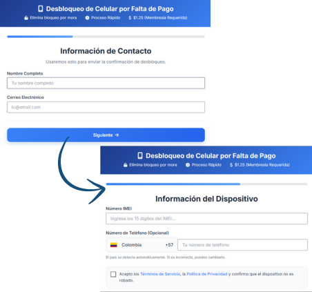 Completa el formulario