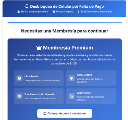 Haz el pago de $1.25