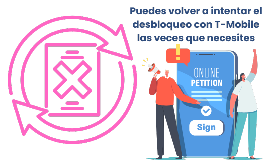 ¿Puedo volver a intentar después del desbloqueo online?