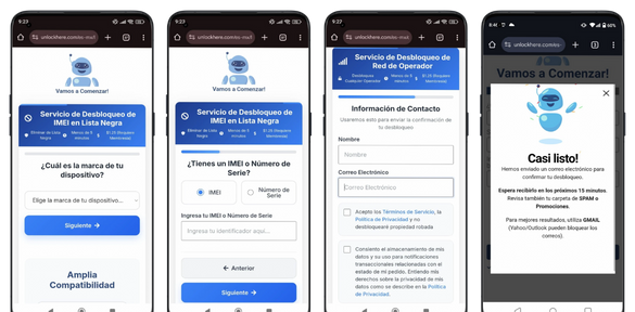 UnlockHere es la mejor herramienta para liberar celular Entel por IMEI