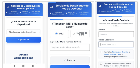 UnlockHere te dice cómo liberar un celular Personal - Paso 1