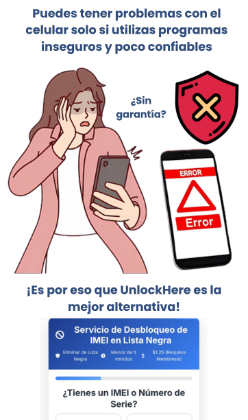 ¡Es por eso que UnlockHere es la mejor alternativa!