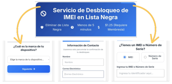 UnlockHere es la forma más rápida de liberar celular por IMEI