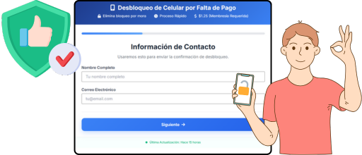 ¿Cómo desbloquear un teléfono adeudado de forma segura?