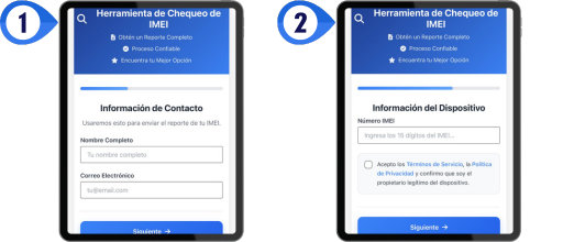 Cómo funciona el verificador de IMEI de UnlockHere