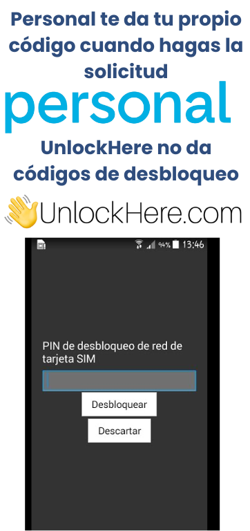 ¿Dónde se encuentra el código de liberación de la red?