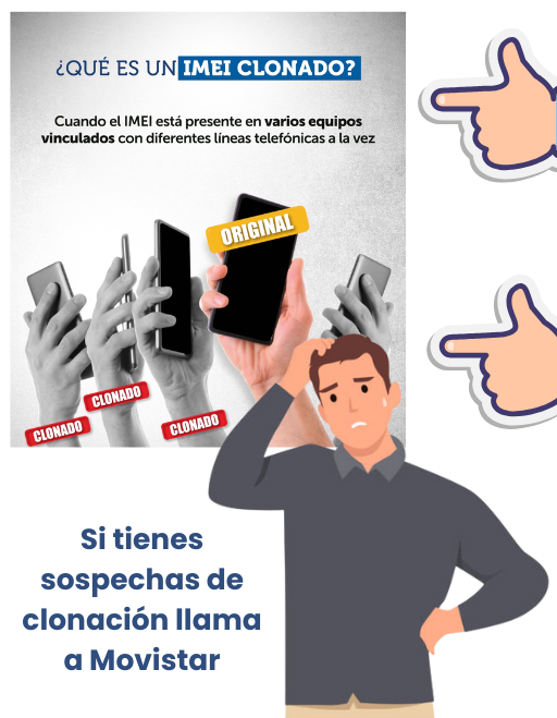 ¿Qué hacer si mi IMEI Movistar fue clonado o alterado?