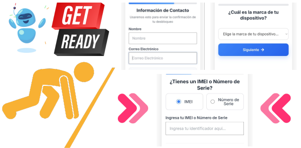 ¿Qué información necesito para iniciar el desbloqueo con UnlockHere?