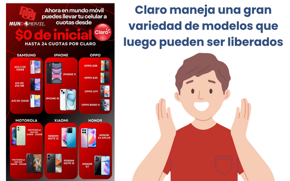 ¿Qué modelos libera Claro sin restricciones?