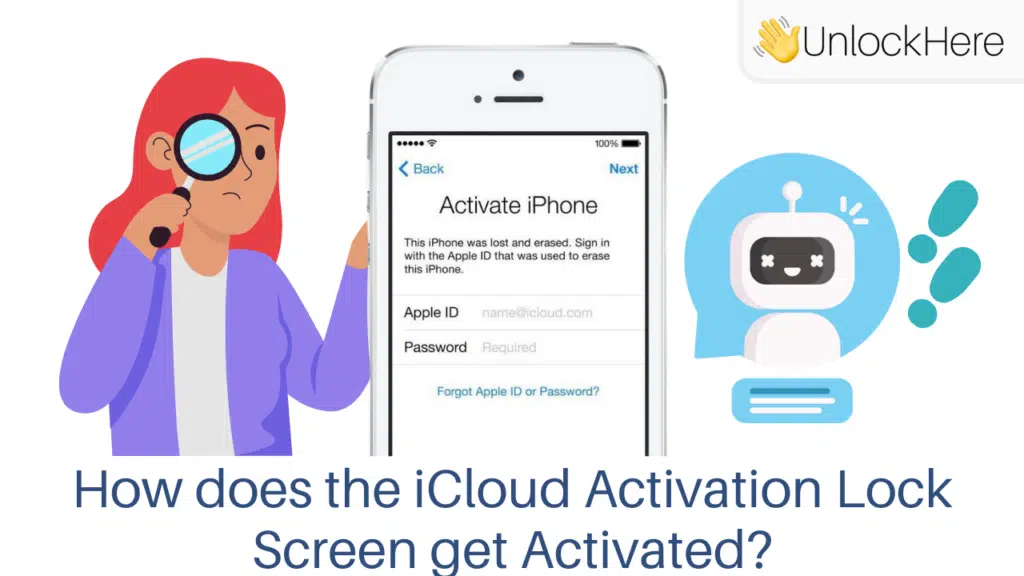 How does the iCloud Activation Lock Screen get Activated?