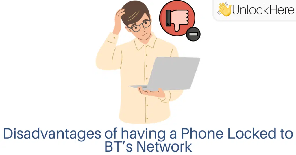 What are the Drawbacks of having a SIM-Locked BT Phone?