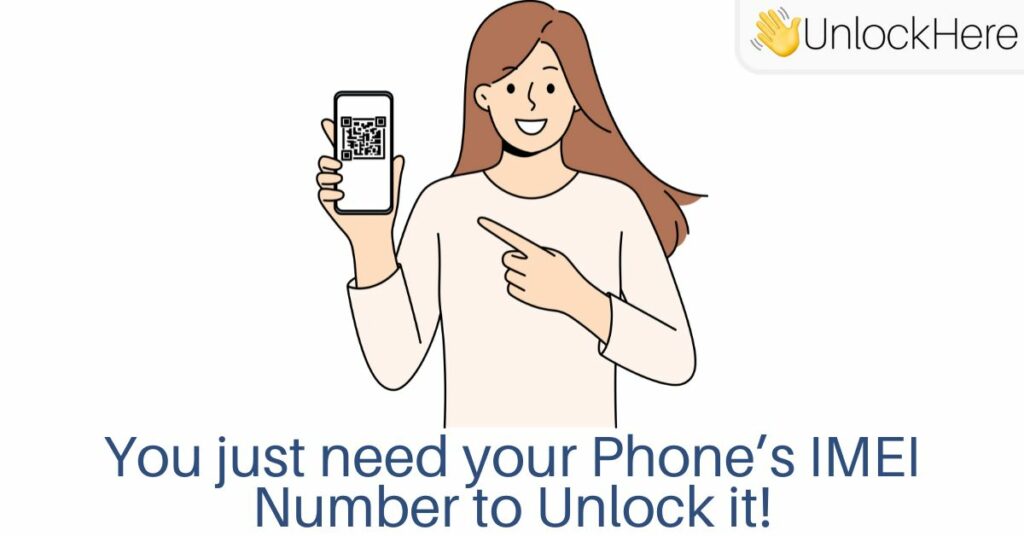 You just need the Phone's IMEI Number to Unlock your Phone with UnlockHere!