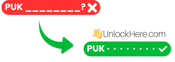 Get a new PUK with UnlockHere's Unlock Tool
