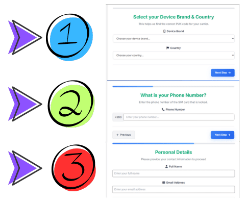 Step 1: Visit UnlockHere Website